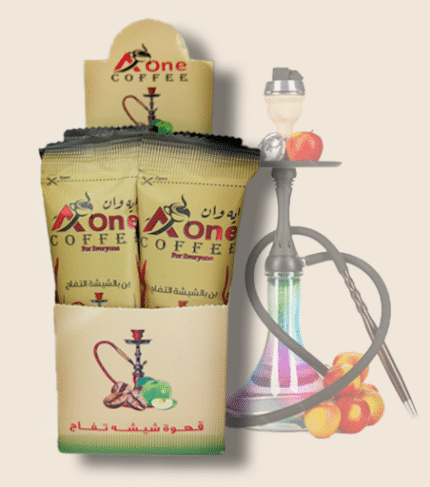 علبة قهوة شيشة تفاح مفتوح